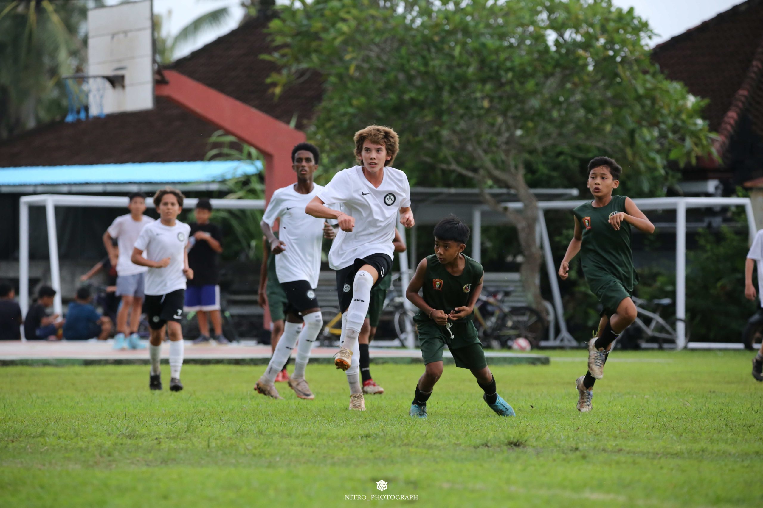 Youth Soccer Player in Motion