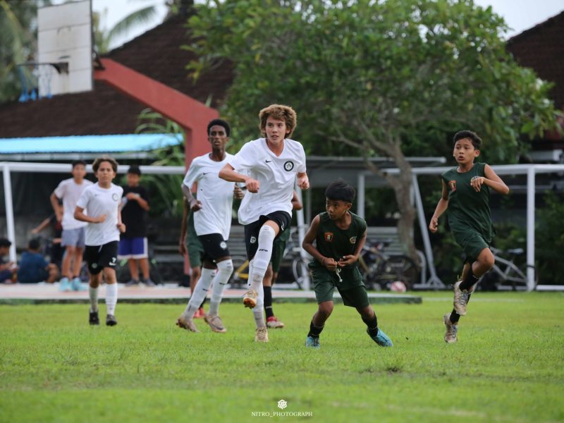 Youth Soccer Player in Motion